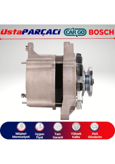 Bosch - Cargo Alternatör 14v 65a Tofaş Doğan Kartal Slx Fiat Uno Tempra Tipo Şarj Dinamosu 7715319