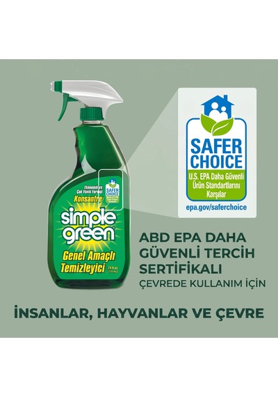 Simple Green Genel Amaçlı Temizleyici 710 Ml - Tekne Ve Karavanınız İçin Doğa Dostu, Profesyonel Temizlik Gücü