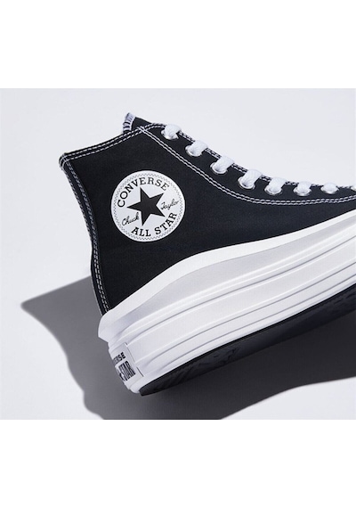 Converse Ctas Move Hi Kadın Günlük Ayakkabı 568497C Siyah-Siyah-36