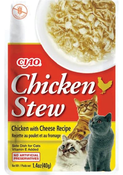 4 Adet Ciao Chicken Stew Tavuk Güveç Ve Peynirli Pate 40 Gr