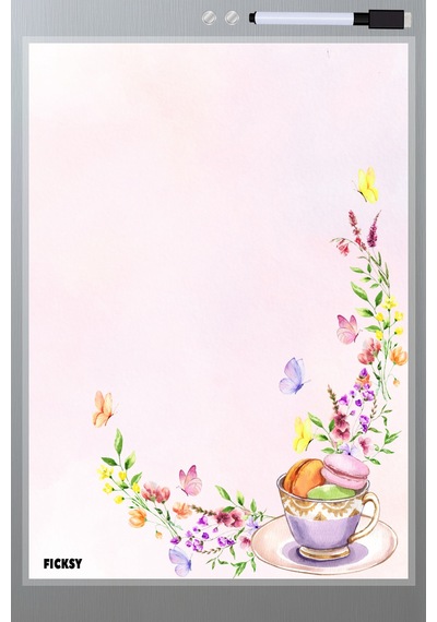 Yaz Sil Not Kağıdı - A4 - Mıknatıslı - Pvc - Buzdolabı Notluk & Masaüstü - Planlayıcı - Planner