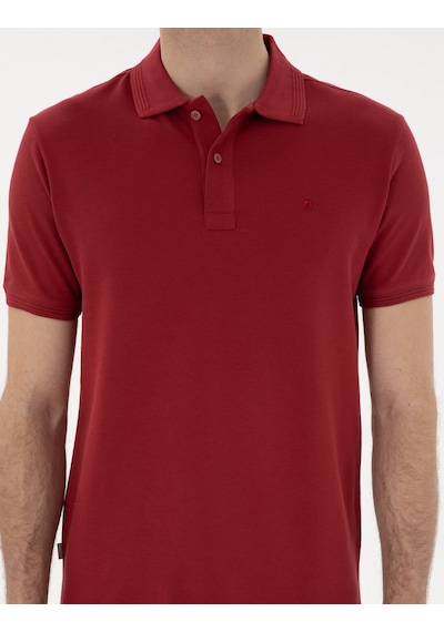 Pierre Cardin Erkek Nar Çiçeği Tişört Basic 50302561-vr239 Nar Çiçeği