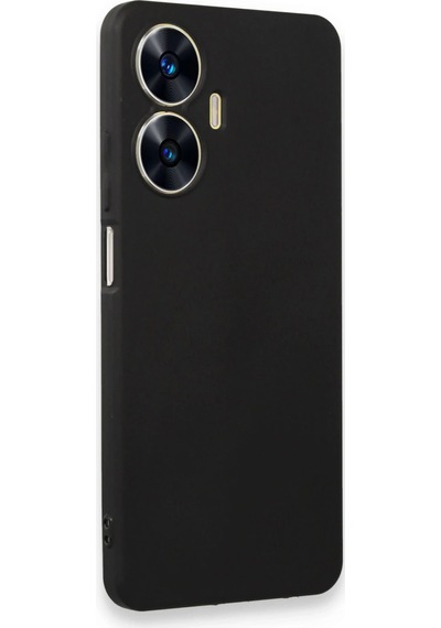 Uryport Realme C55 Kılıf First Silikon - Siyah