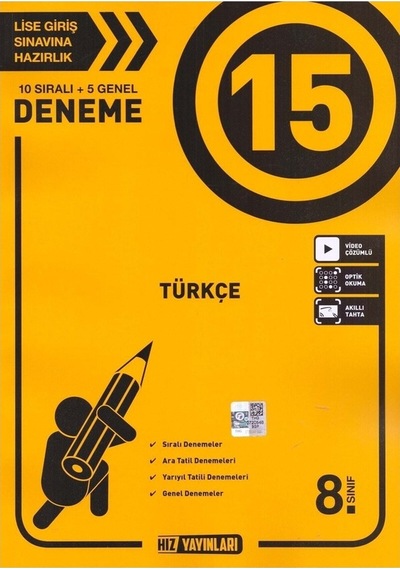 8. Sınıf Türkçe 15'Li Deneme