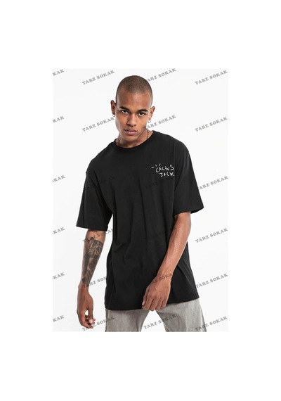 Startmore Cactus Oversize T-shirt Siyah