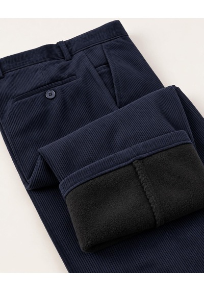 Classics Men Erkek Rahat Kesim Yüksek Kalite Kışlık Kalın Içi Polarlı Termal Kadife Pantolon Baba Fitilli Lacivert Classics Men Erkek Rahat Kesim Yüksek Kalite Kışlık Kalın Içi Polarlı Termal Kadife Pantolon Baba Fitilli Lacivert