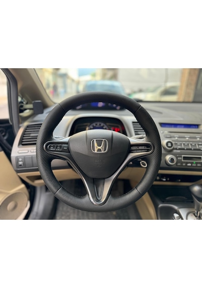 Honda Civic Fd6 Araca Özel Direksiyon Kılıfı Nokta Düz