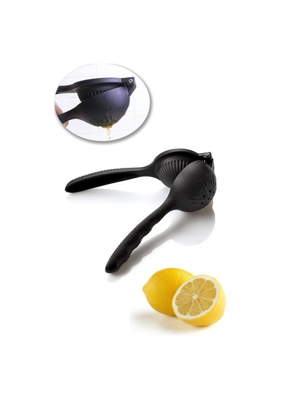 Siyah Metal Döküm Limon Sıkacağı