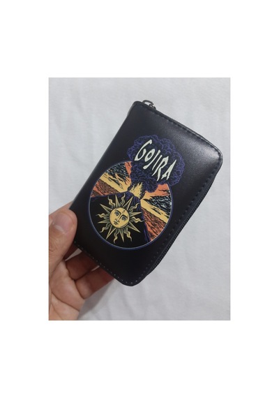 Owlbag Company Owl Bag Gojira Desenli Tasarım Suni Deri Cüzdan Çok Renkli