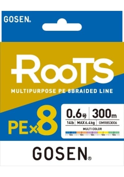 Gosen X8 Roots Pe 8 Örgü Spin İp Misina 300mt Multi Color - 3.0 P