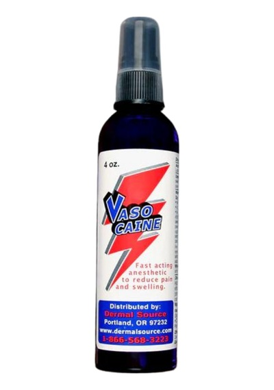Five-star Vasocaine Topical Anesthetic Spray 4oz/120ml Bottle