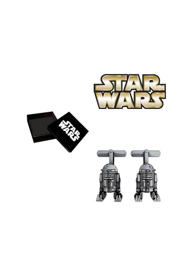 R2-d2 Silver Plated Cufflinks Kol Düğmesi
