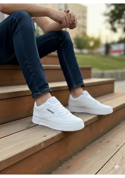 Fort 2014 Best Rahat Hafif Sneaker Spor Ayakkabı Beyaz