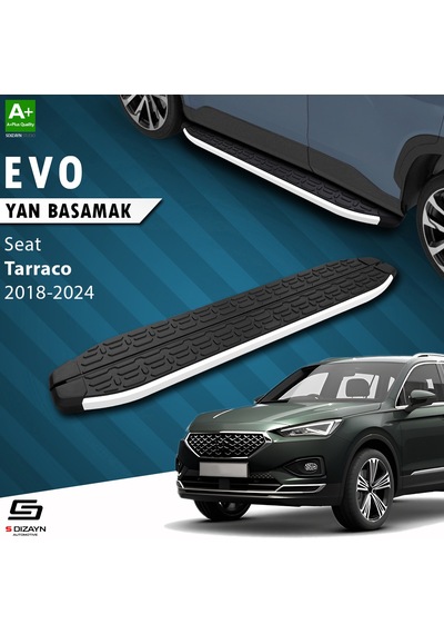S-dizayn Seat Tarraco Evo Aluminyum Yan Basamak 193 Cm 2018-2024 A+ Kalite