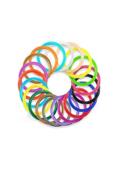 Filament 3d Kalem İçin 25 Renk 1 Metre