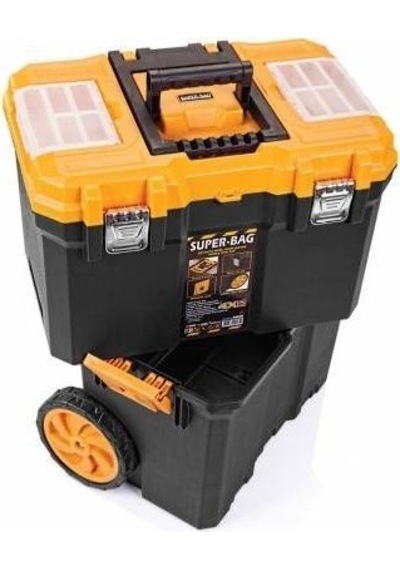 Hesaplı Hırdavat Super-Bag 5039 Büyük Tekerlekli Çift Katlı
