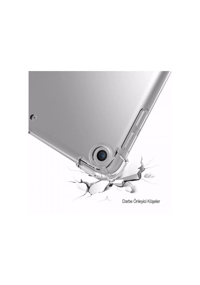 Apple Uyumlu iPad  2 ,3,4 9.7" Köşe Korumalı Anti Şok Şeffaf Tablet Kılıfı