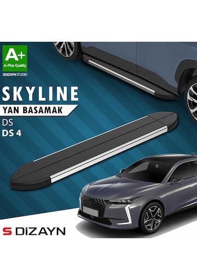 S-dizayn Ds Ds 4 Skyline Krom Yan Basamak 183 Cm 2020 Üzeri A+ Kalite