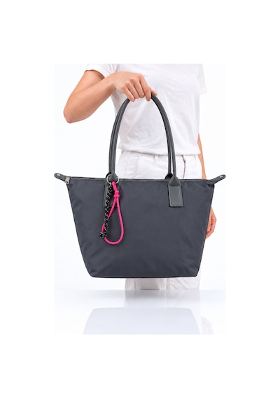 Vıatox Vx-027 Kadın Geniş Hacimli Shopper Su Geçirmez Paraşüt Kumaş Astarlı & Dayanıklı Koyu Gri