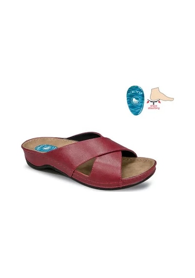 Ceyo 9946-1ı Bordo Ortopedik Kadın Terlik