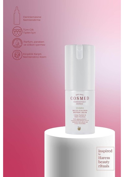 Yaşlanma Kırışıklık Karşıtı Peptitli Nemlendirici Cilt Bakım Kremi - Multi-function Peptide - 30 Ml Sku: Smg8690010500755