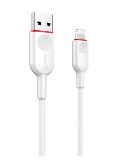 Zore Zcl-02 Lightning Uçlu Usb Kablo-Beyaz