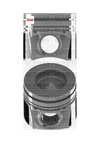 Piston Segman 73,70mm+0,50 208-2008-ds3-c3 1.4 E5