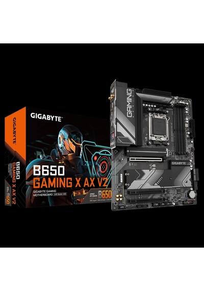 Gıgabyte B650 Gamıng X Ax V2, 4xddr5, 3xm.2, Dp, Hdmı, Type-c, Wi-fi 6e, Bluetooth V5.3, Am5 Soket G