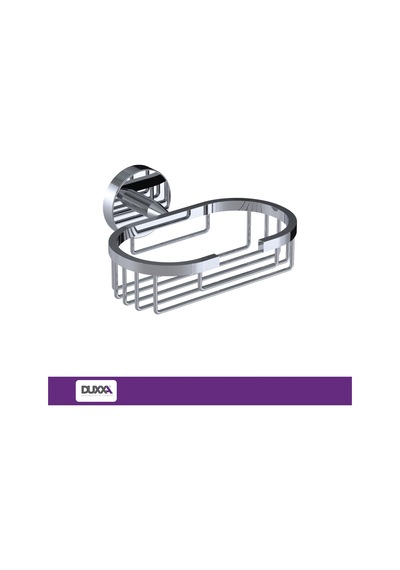 Duxxa Natura Rozetli Oval Tel Sabunluk A.1109 Krom