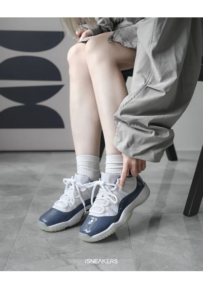 Nike Air Jordan 11 Retro Low "diffused Blue" Spor Ayakkabı Gri