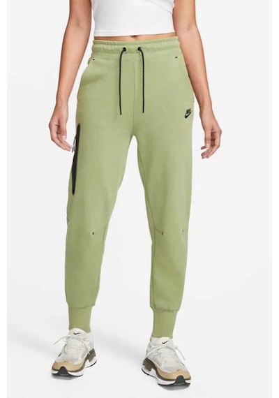 Nike Tech Fleece Loose Fit Sweat Trousers Gray Bol Kesim Kadın Eşofman Altı Yeşil Yeşil