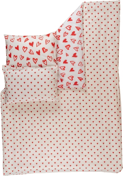 Soley Mix & Match Lover %100 Pamuk Çift Kişilik Nevresim Seti Kırmızı