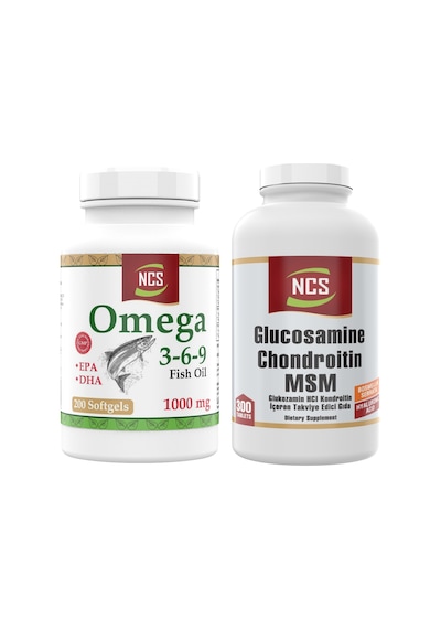 Ncs Glucosamine Chondroitin Msm 300 Tablet + Ncs Omega 369 200 Softgel