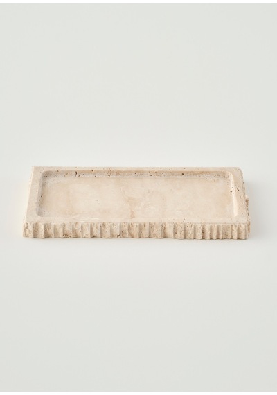 Bella Maison Ephesus Traverten Dekoratif Tabak Naturel 14x27 Cm