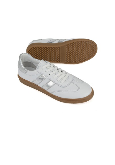 Ziya, Kadın Hakiki Deri Sneaker 1611035z6403 Beyaz-gümüş 1511035z6403 431