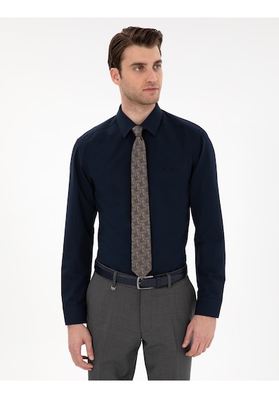 Pierre Cardin Erkek Lacivert Gömlek Basic 50307198-vr033 Lacivert