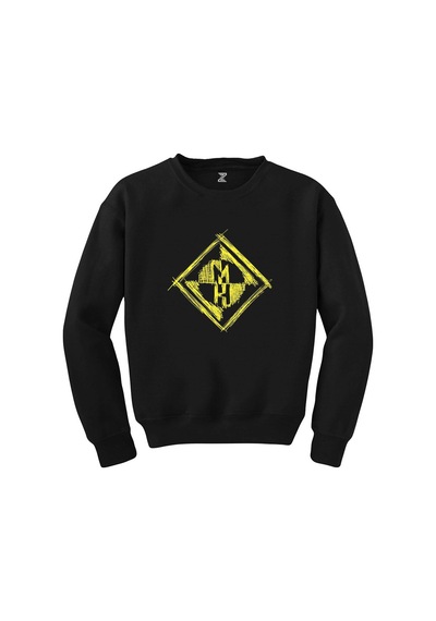 Machine Head 1993 Demo Grafiti Siyah Sweatshirt Beyaz