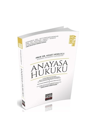 Anayasa Hukuku Konu Anlatımı Altın Seri Sku: Smgstk6672e4b953