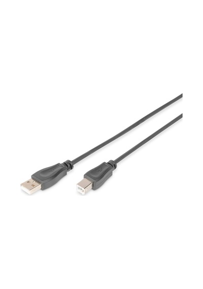 Digitus Yazıcı Kablosu Zırhlı Siyah Usb 2.0 3m
