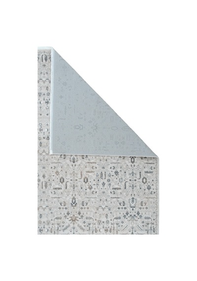 Romans Vizyon 3515 Gri Bej Vintage Desenli Akrilik Yolluk Halısı