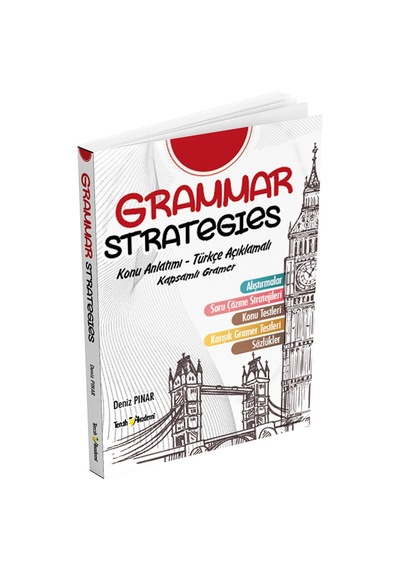 Kapadokya Grammar Strategies Türkçe Açıklamalı Kapsamlı Gramer Konu Anlatımı - Deniz Pınar - Kapadokya Yayınları