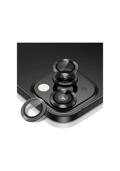 İphone 12 Pro Max Kamera Metal Lens Koruyucu Siyah Diğer