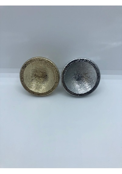 Plastik, 45 Mm Çapı Dolap, Vestiyer, Mobilya Düğme Kulp 5 Adet Gold Kaplama
