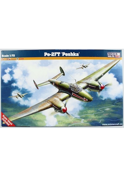 Mistercraft E026 1/72 Pe-2ft Peshka Bombardıman Uçağı Plastik Model Kiti-56319