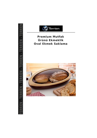 Premium Mutfak Ürünü Ekmeklik Oval Ekmek Saklama Çok Renkli