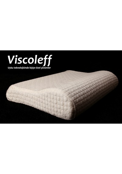 Viscoleff Visco Büyük Boy Boyun Destek Yastığı Bambu