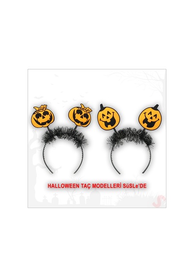 Taç - Halloween -  Gülenyüz Balkabağı