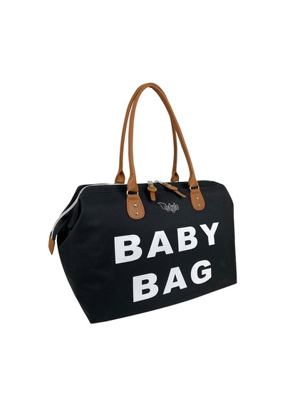 Stylo Baby Bag Tekli Anne Bebek Bakım ve Kadın Çantası Siyah