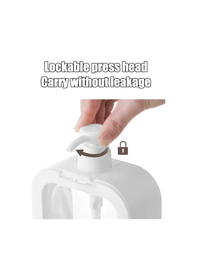 Mukko Home Plastik Akrilik Sıvı Sabunluk 300 Ml + 500 Ml 2'li Sıvı Sabunluk Diğer