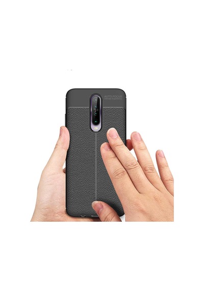 Xiaomi Poco X2 Kılıf Deri Tarzı Niss Silikon Case